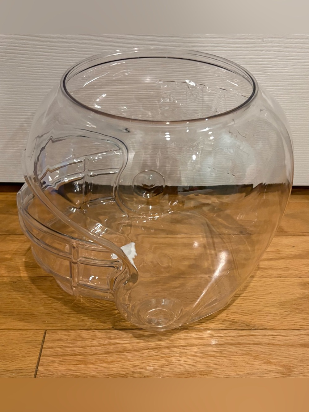 Clear Plastic football helmet Decorative Bowl - Transparent Home Accent